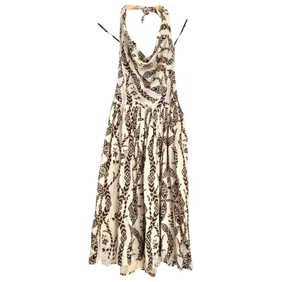 Pre-owned Vivienne Westwood Mid-length Dress In Brown