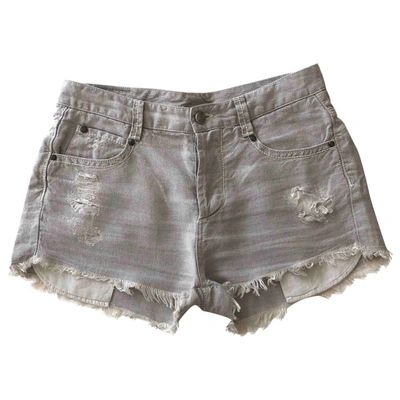 Pre-owned Ermanno Scervino Beige Cotton Shorts