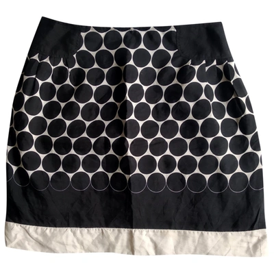 Pre-owned Comptoir Des Cotonniers Silk Mini Skirt In Black