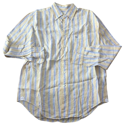Pre-owned Pedro Del Hierro Linen Shirt In Multicolour