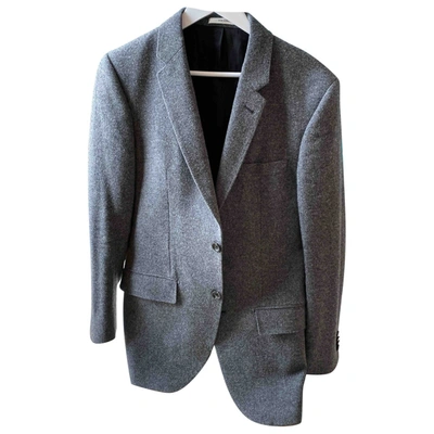 Pre-owned Club Monaco Wool Jacket In Grey