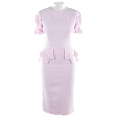 Pre-owned Alexander Mcqueen Mid-length Dress In Pink