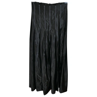 Pre-owned Beaufille Mid-length Skirt In Black