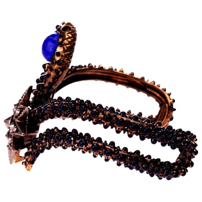 Pre-owned Roberto Cavalli Blue Metal Bracelet