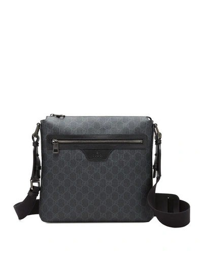 Gucci Shoulder Bag GG Supreme Small Black/Grey