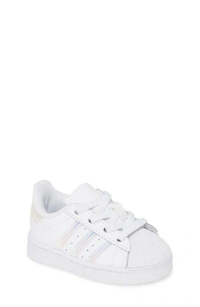 Adidas Originals Babies' Superstar Sneaker In White/ White/ White
