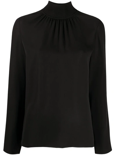 Theory Turtleneck T-shirt In Black