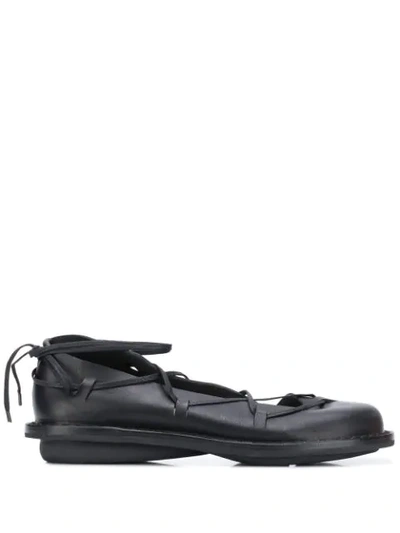 Trippen Mess F Ballerina Flats In Black