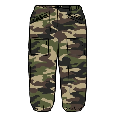 Pre-owned Supreme  Utility Belted Pant Woodland Camo