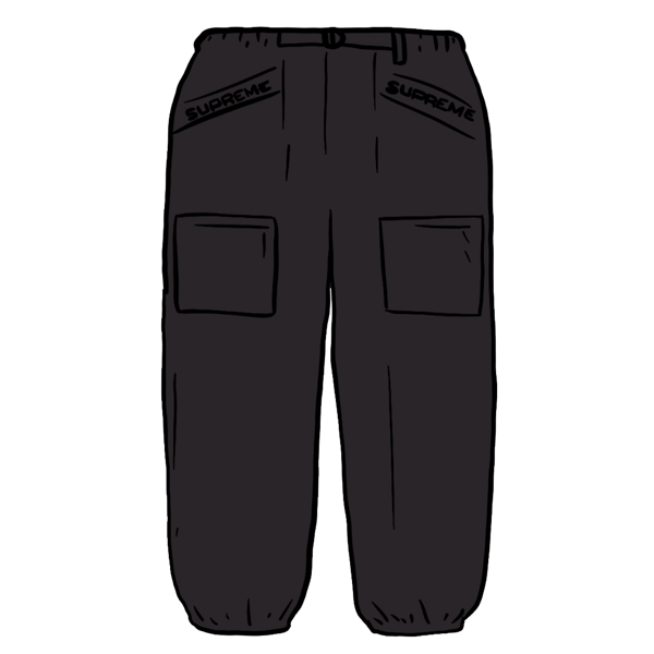 supreme utility belted pant