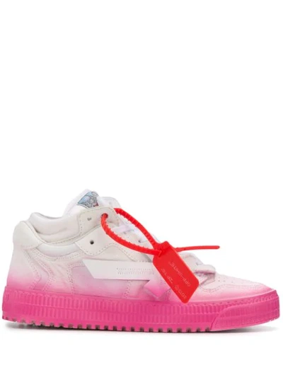 Off-white Degrade 3.0 Low Sneakers Owia181r20d80112 In White & Fuchsia