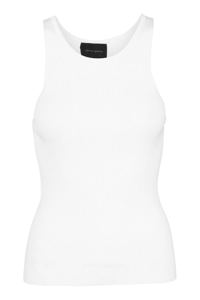 Birgitte Herskind Claire Ribbed Sweater Tank In White