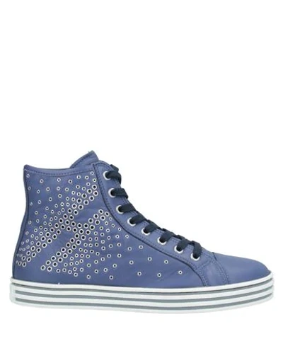 Hogan Rebel Sneakers In Blue