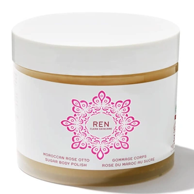 Ren Clean Skincare Moroccan Rose Otto Sugar Body Polish 330ml In Default Title