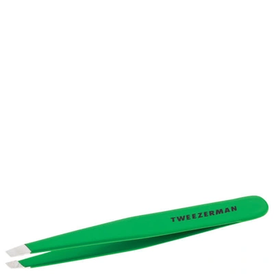 Tweezerman Slant Tweezer - Green Apple