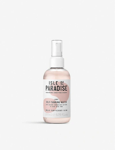 Isle Of Paradise Self-tanning Water - Light 6.76 Oz-no Color