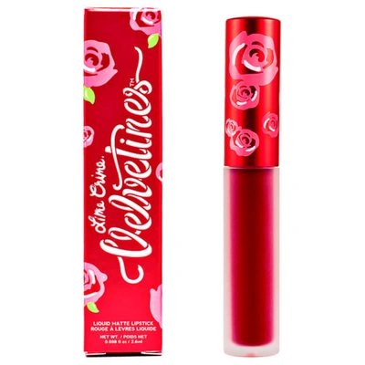 Lime Crime Matte Velvetines Lipstick (various Shades) - Red Rose