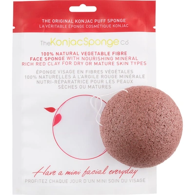 The Konjac Sponge Company Konjac Puff Sponge With Nourishing Mineral-rich Red Clay