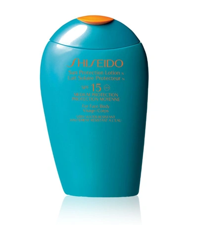 Shiseido Sun Protection Lotion N Spf15 (150ml) In White