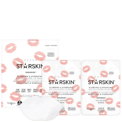 Starskin Dreamkiss Plumping And Hydrating Bio-cellulose Lip Mask (2 Masks)