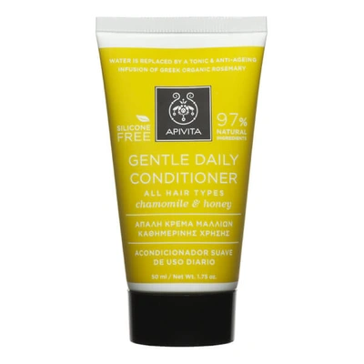 Apivita Holistic Hair Care Mini Gentle Daily Conditioner For All Hair Types - German Chamomile & Honey 50ml