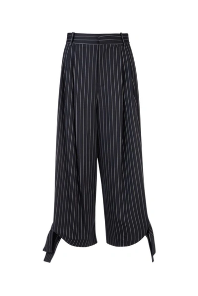 Jw Anderson Pinstriped Pants In Multi