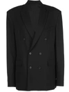 Wardrobe.nyc Release 04 Double-breasted Blazer In Black