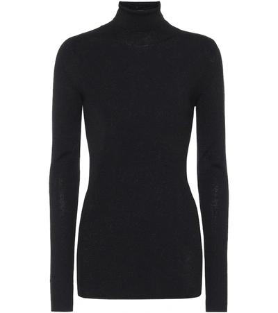 Wardrobe.nyc Release 05 Roll-neck Ribbed Merino-wool Sweater In Black