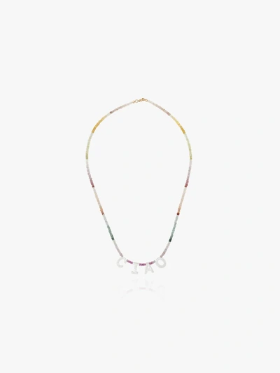 Roxanne First Multicoloured Ciao Beaded Sapphire Necklace