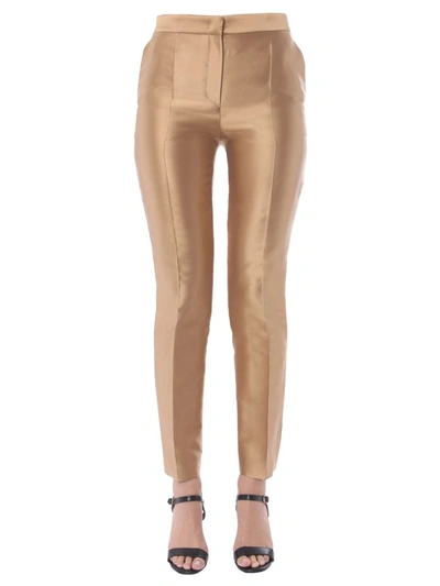 Alberta Ferretti Tailored Pants In Gold