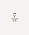 Maria Tash 18ct 5.5mm Diamond Star Charm In Rose Gold