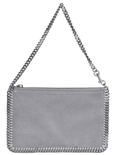 Stella Mccartney Falabella Clutch In Grey