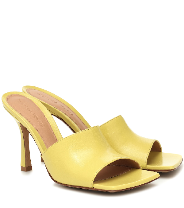bottega veneta women's square toe strappy high heel sandals