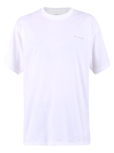Burberry Embellished T-shirt In White