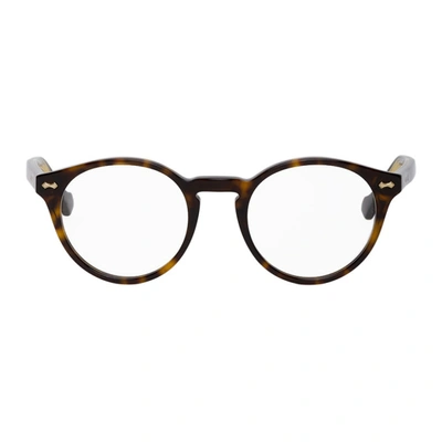 Gucci Tortoiseshell Round Glasses In 002 Havana