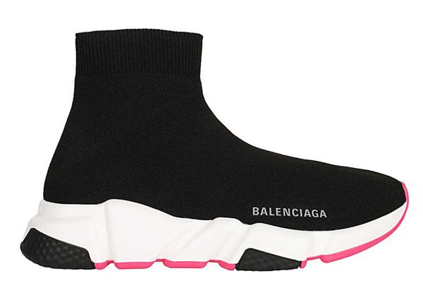 balenciaga sock shoes pink sole