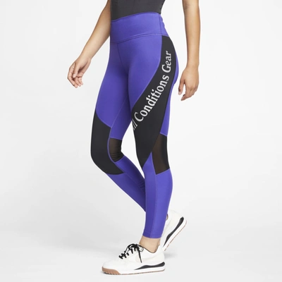 Nike Acg Women's Tights (fusion Violet) - Clearance Sale In Fusion Violet,summit White,black,black