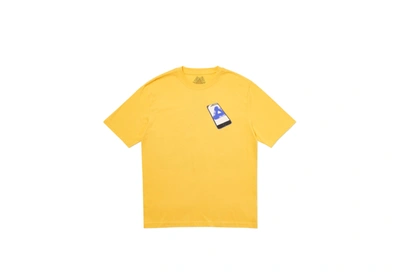 Pre-owned Palace  Tri-phone T-shirt Yellow