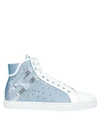 Hogan Rebel Sneakers In Sky Blue