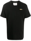 Henrik Vibskov Embroidered Slogan T-shirt In Black