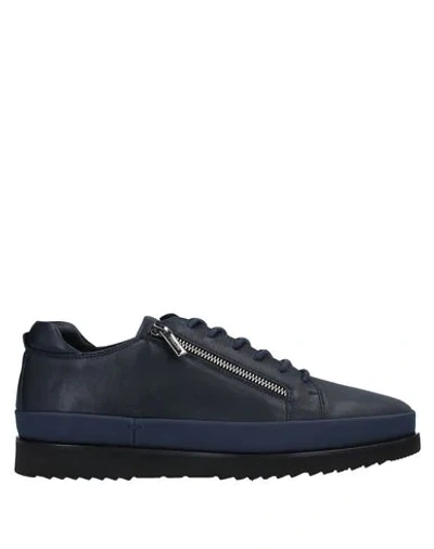 Pollini Sneakers In Dark Blue