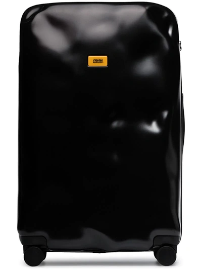 Crash Baggage Icon Large Rolling Suitcase In Black