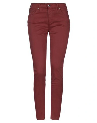 Ag Pants In Brick Red