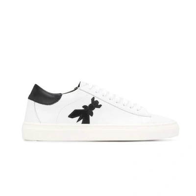 Patrizia Pepe Fly Patch Laminated Sneaker In White