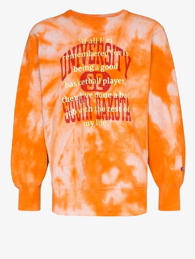 Stain Shade University Of South Dakota Sweatshirt In Orange