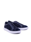 Robert Graham Coates Sneaker In Navy