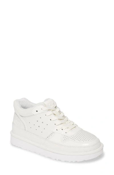 Ugg Highland Sneakers In White In White Leather