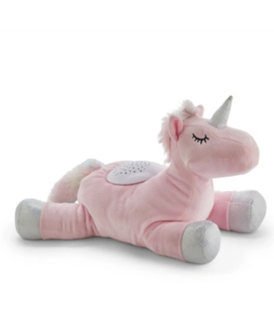 Two's Company Starry, Starry Night Musical Plush Unicorn With Color-changing Stars Projector