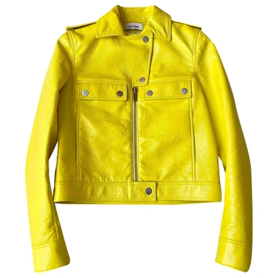 Pre-owned Courrèges Jacket In Yellow
