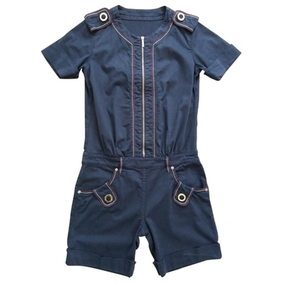 Pre-owned Fendi Jumpsuit In Blue